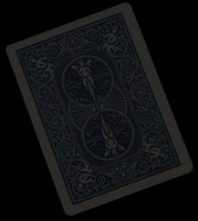 playing card blue back