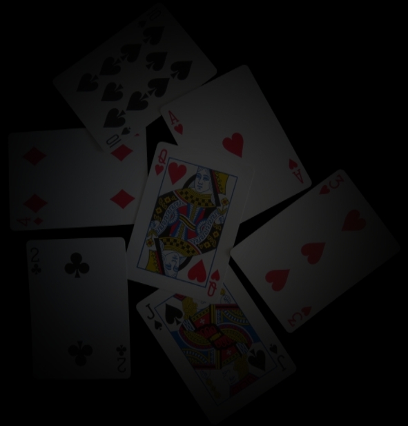 Spread of playing cards