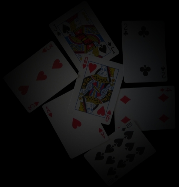 a spread of playing cards